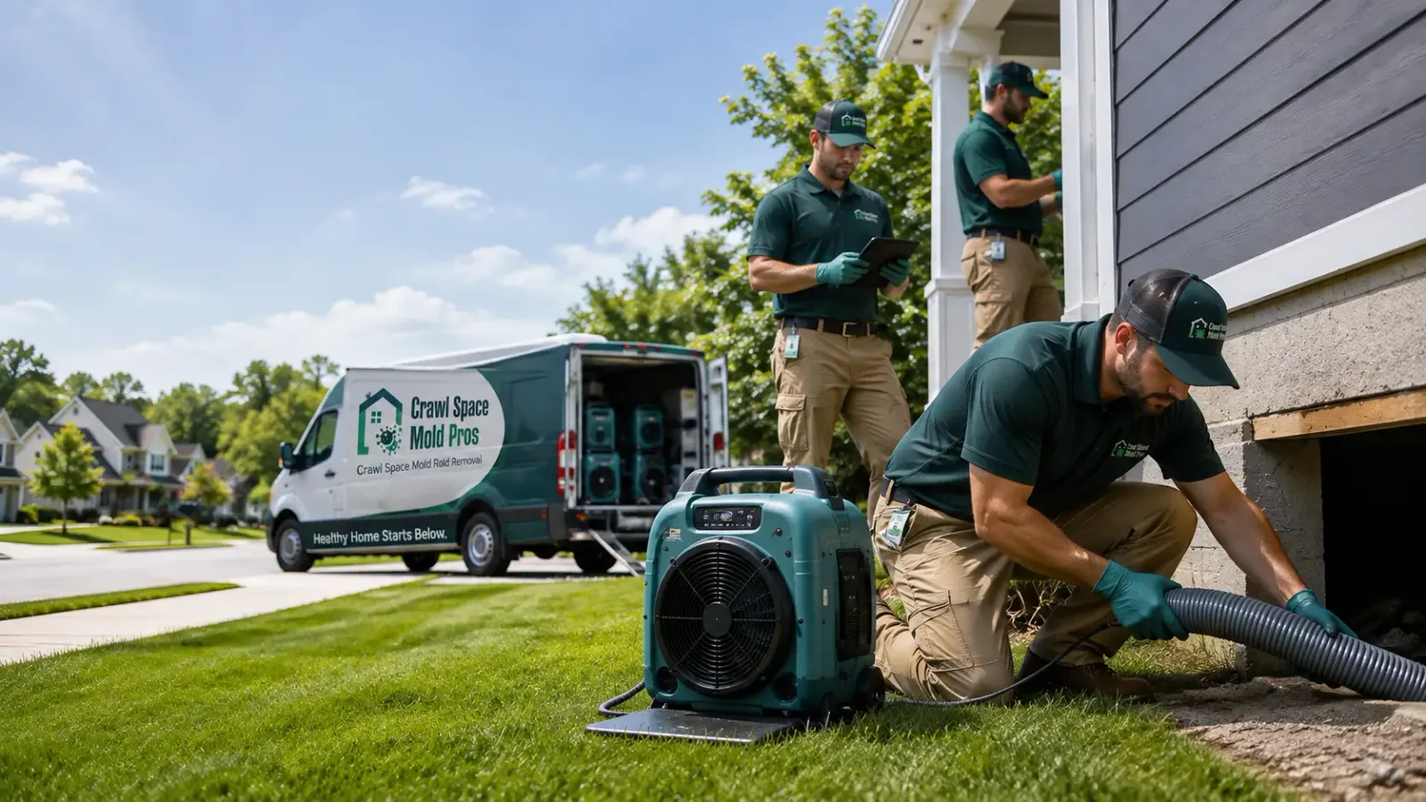 Crawl Space Mold Removal in Cutler, IL